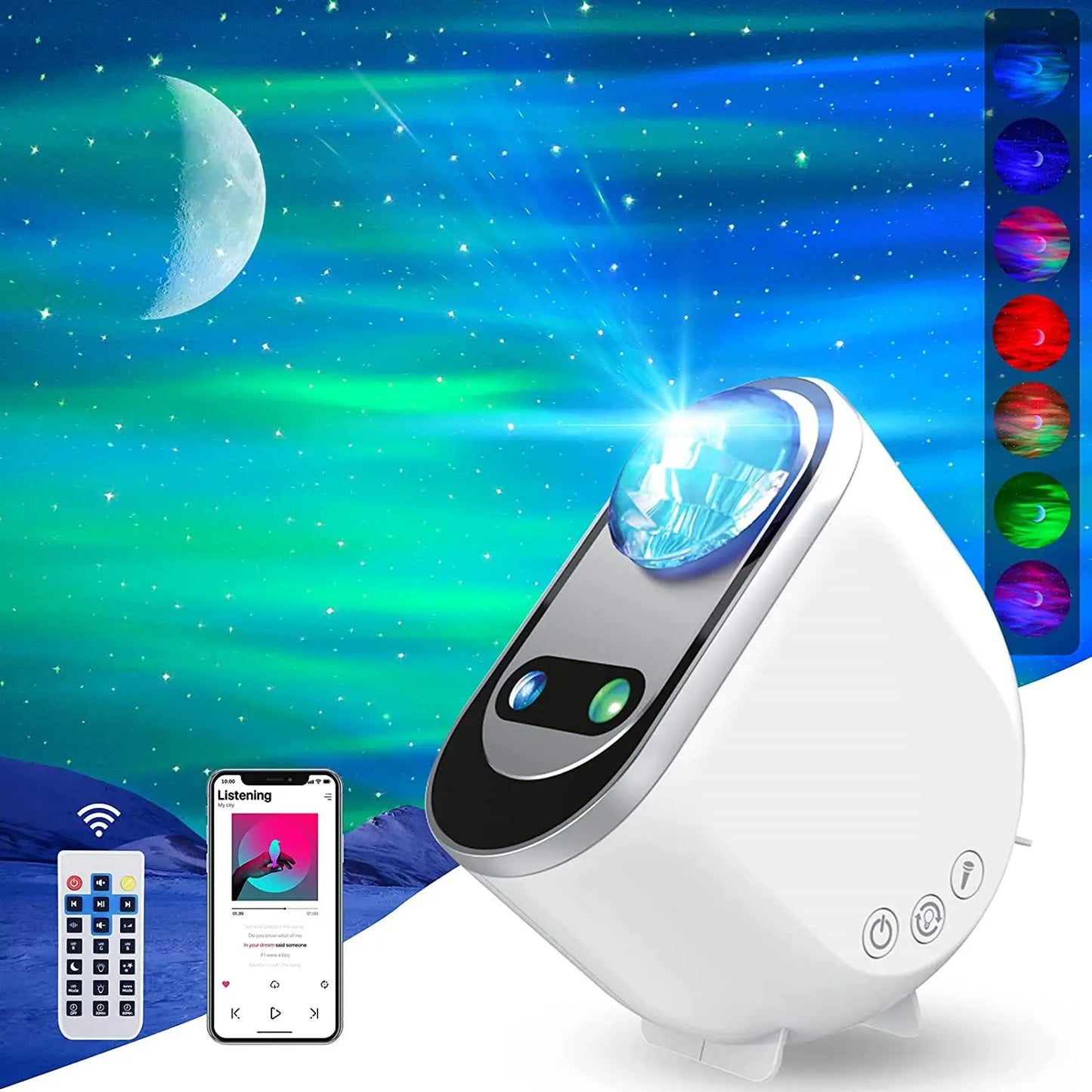 TranquilGlow Projector™ | Transformeer je ruimte in een betoverende oase!