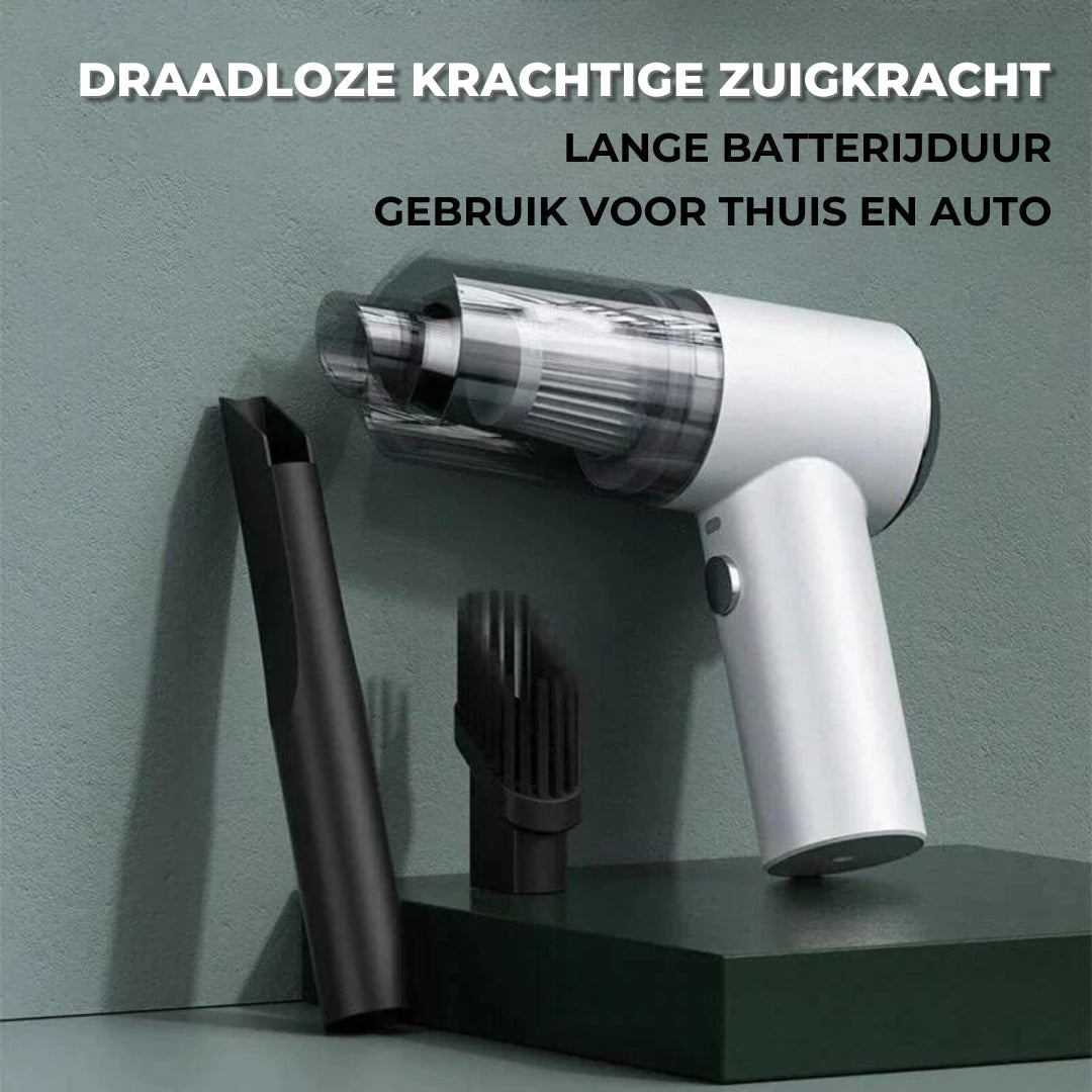 PowerVac™ - De Draagbare Stofzuiger & Luchtpomp voor Overal