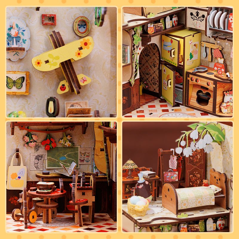 Book Nooks DIY Houten 3D Puzzle (Best Seller)